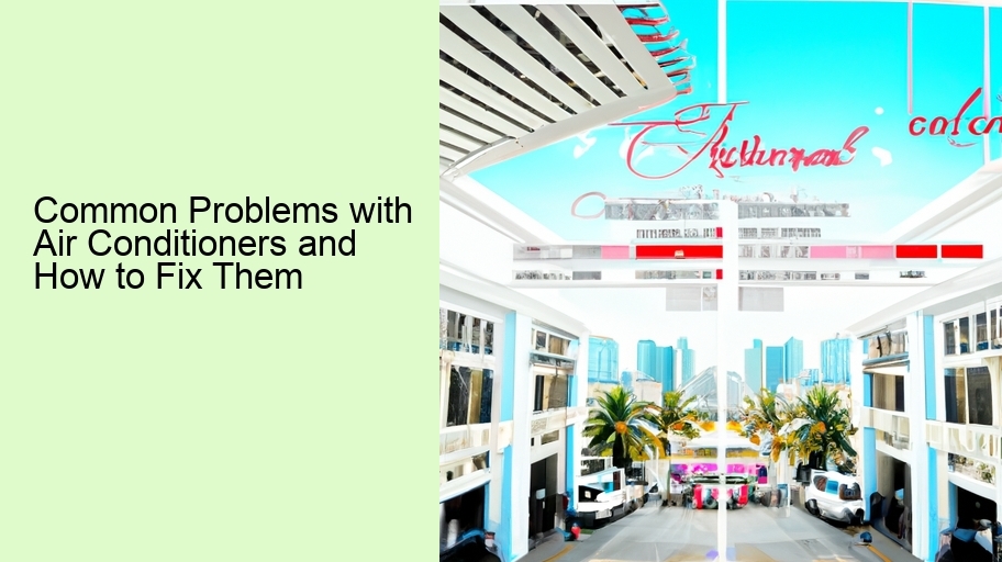 Common Problems with Air Conditioners and How to Fix Them 